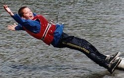 Windsurfing in wet clothes is refreshing fun!
